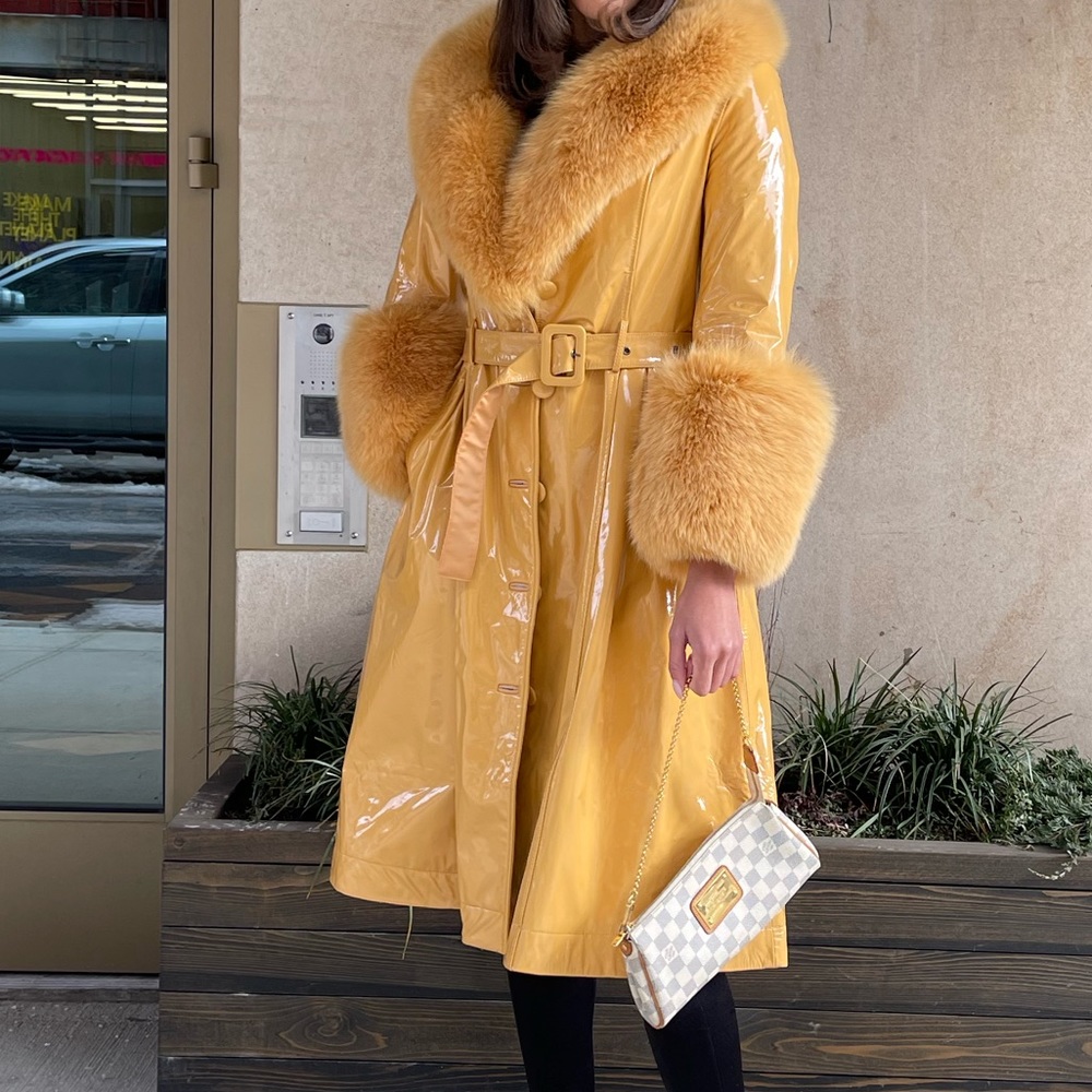 Saks Potts Fox Fur Coat